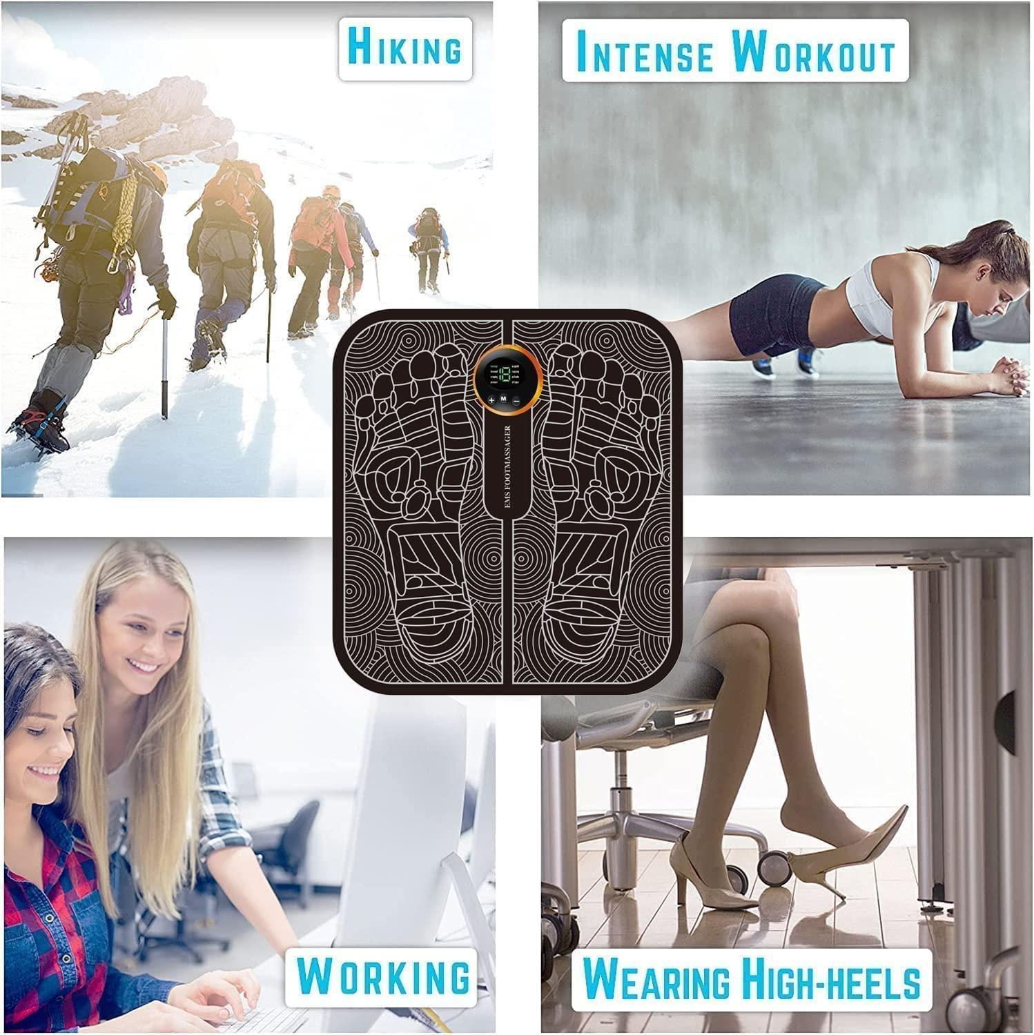 Vibrating Bubble Electric Ems Foot Massager Pad - CoolClings.com