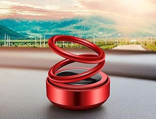Car/Room Air Freshener- Solar Power Rotating Car/Room Air Freshener Perfume, Long Lasting French Organic Fragrance - CoolClings.com