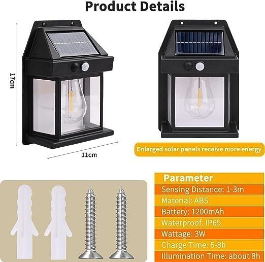 SunPower Outdoor Wall Light – Bright Nights, Zero Bills - CoolClings.com