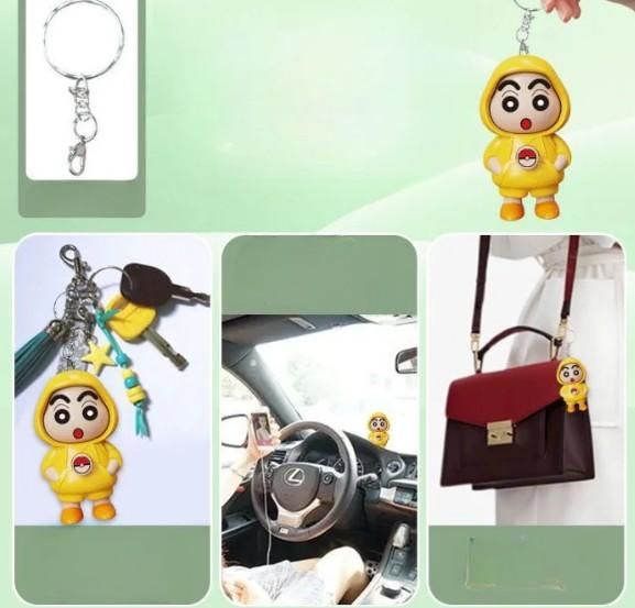 Shinchan Face Chaning Keychain - CoolClings.com