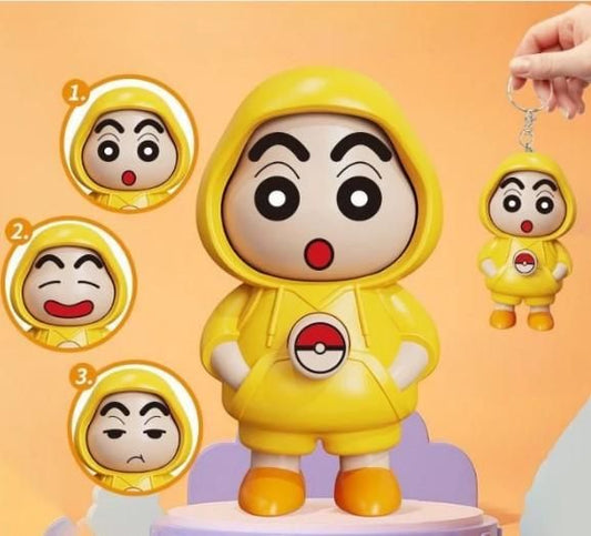 Shinchan Face Chaning Keychain - CoolClings.com
