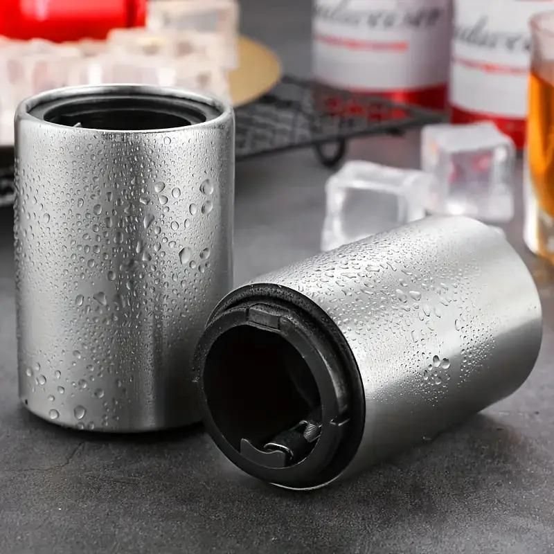 Stainless Steel Automatic Push & Pull Bottle Opener - CoolClings.com