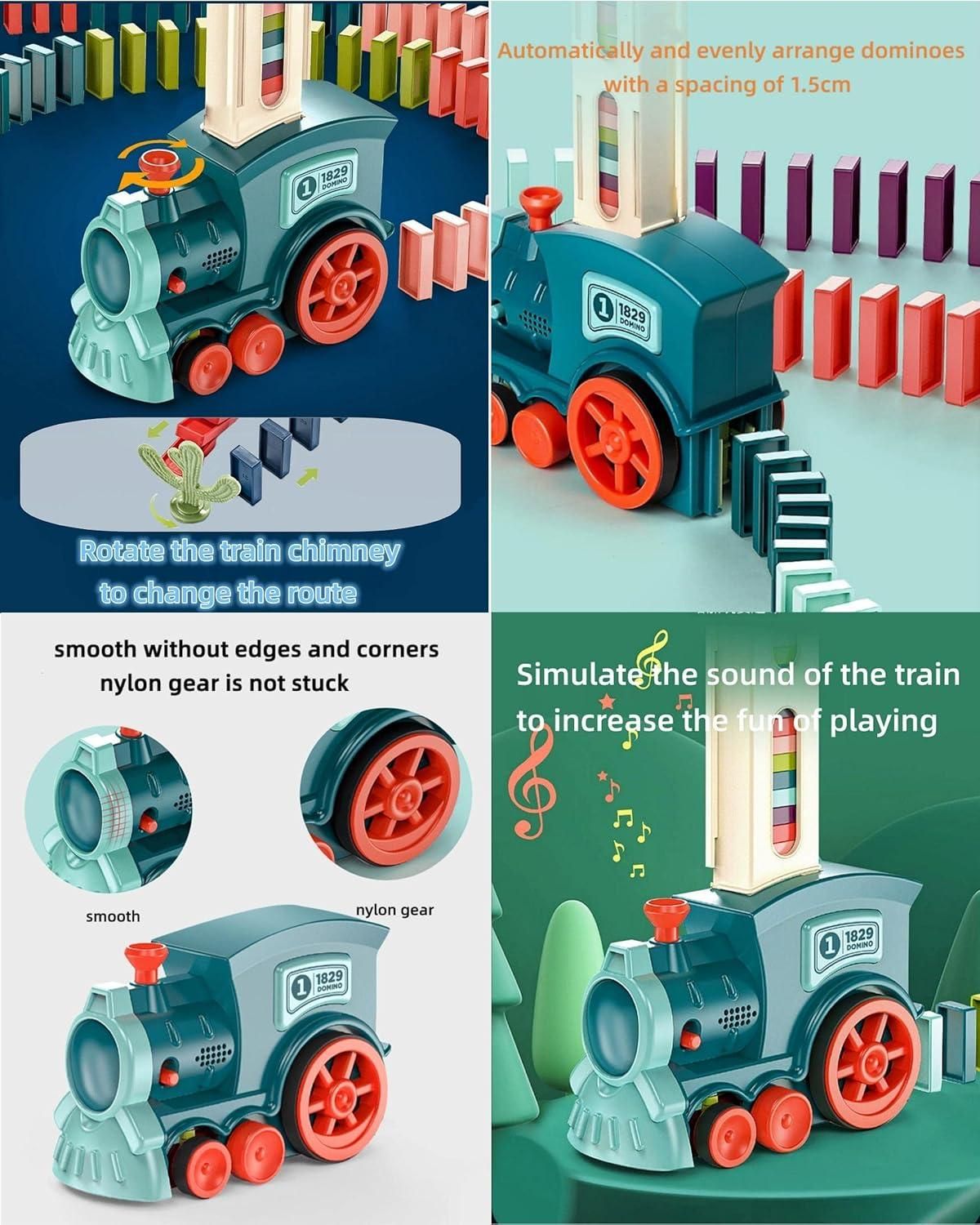 Train Toy Domino Set for Kids ? BPA-Free Plastic with Sound Effects� - CoolClings.com