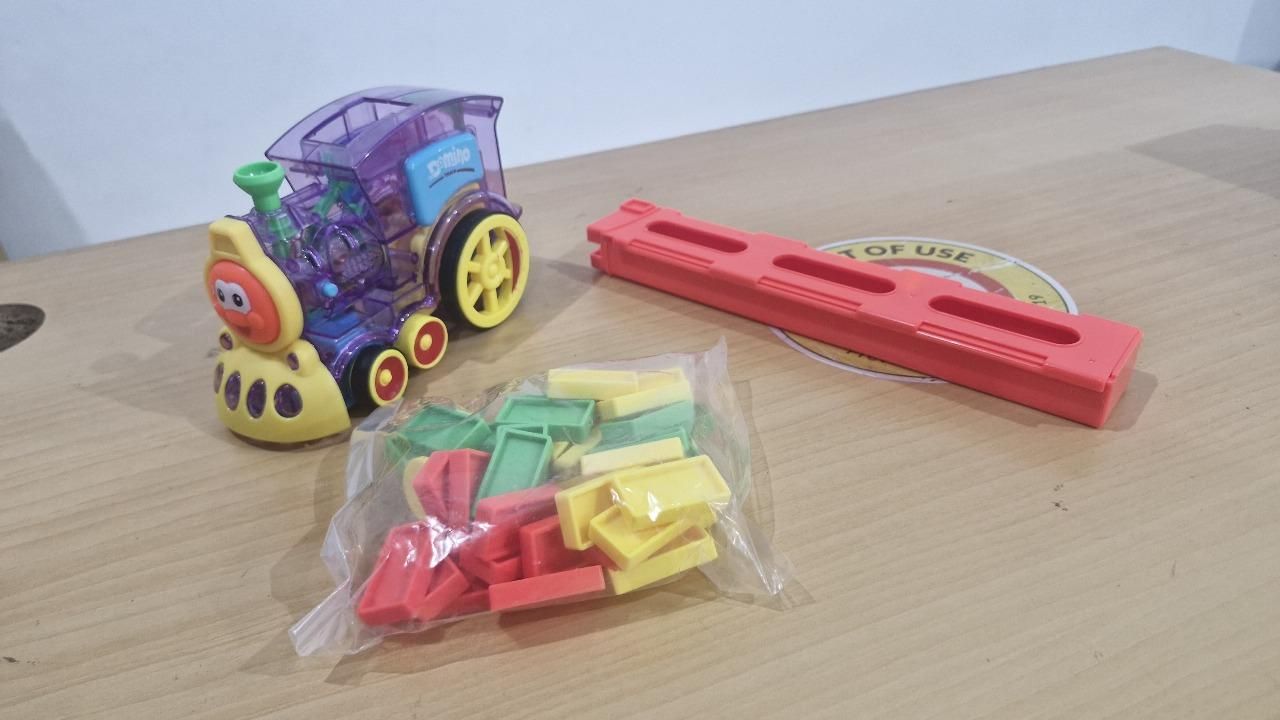 Train Toy Domino Set for Kids ? BPA-Free Plastic with Sound Effects� - CoolClings.com