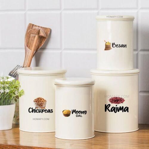 Waterproof Kitchen Spice Jar Label Stickers (Pack of 1 - 60 Stickers) - CoolClings.com