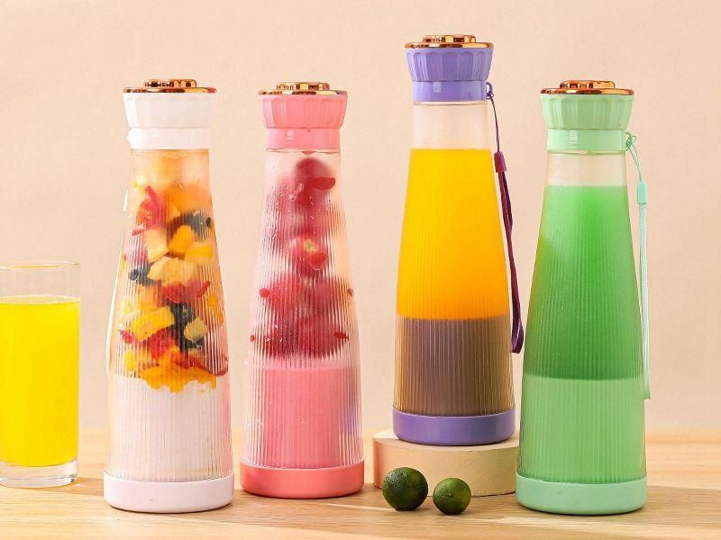 Portable Home Electric 6-Blade Juicer with USB Charging - CoolClings.com
