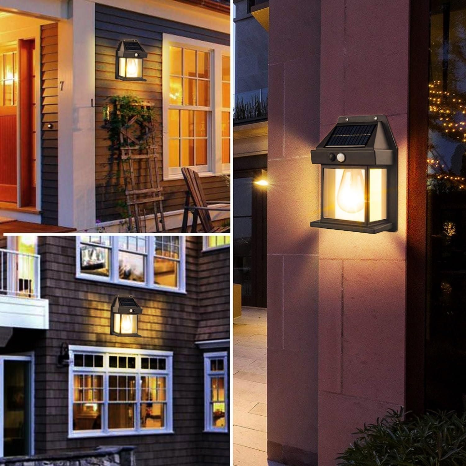 SunPower Outdoor Wall Light – Bright Nights, Zero Bills - CoolClings.com