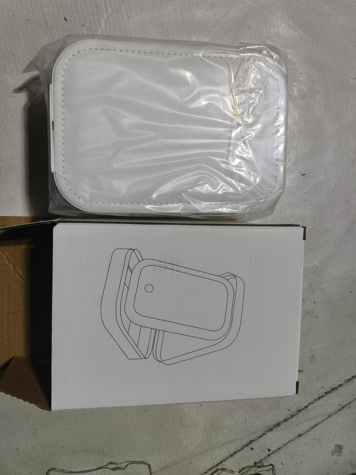 White Jewelry Box with LED Mirror - CoolClings.com