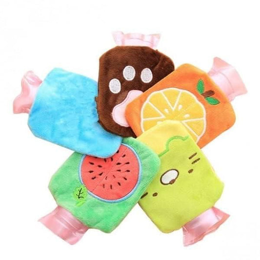 Small Hot Water Rubber Bottle Bag for Pain Relief Therapy - CoolClings.com