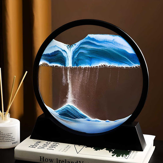 Relaxing Kinetic Sandscape Art Table Desk - CoolClings.com