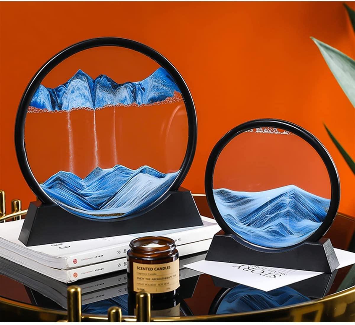 Relaxing Kinetic Sandscape Art Table Desk - CoolClings.com