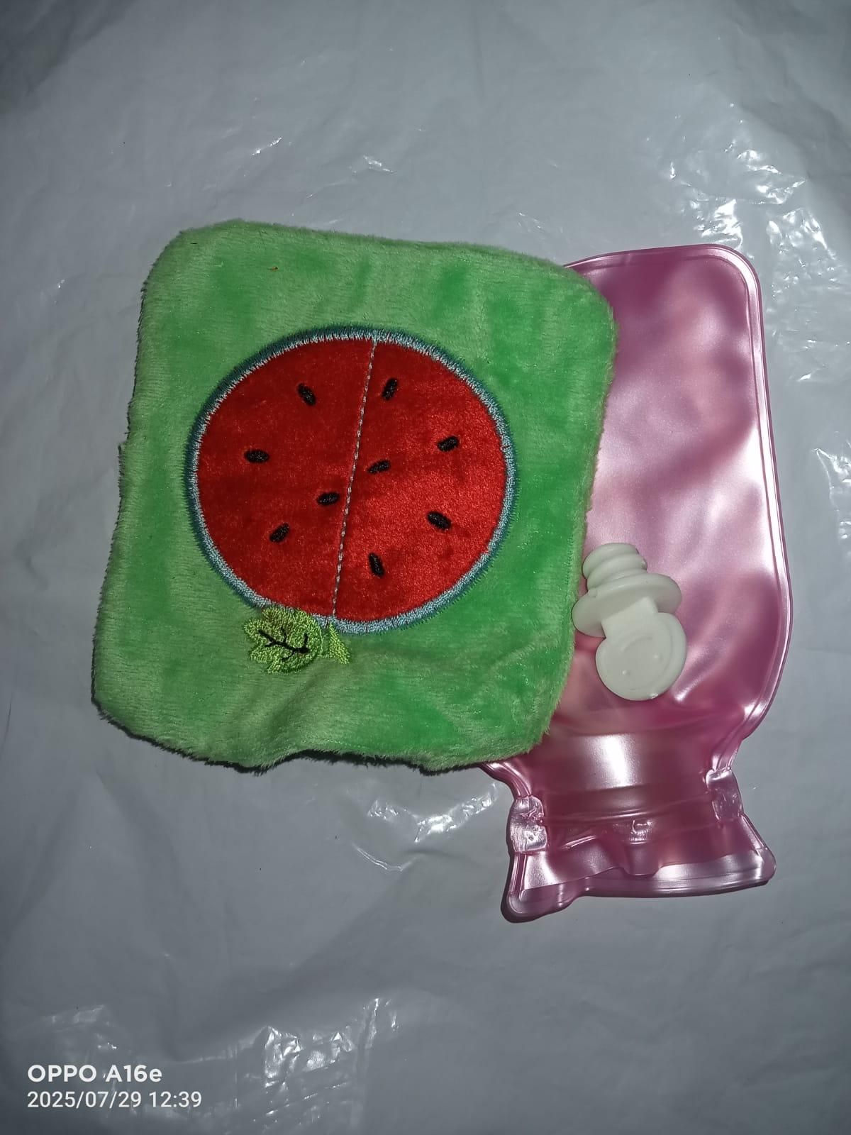Small Hot Water Rubber Bottle Bag for Pain Relief Therapy - CoolClings.com
