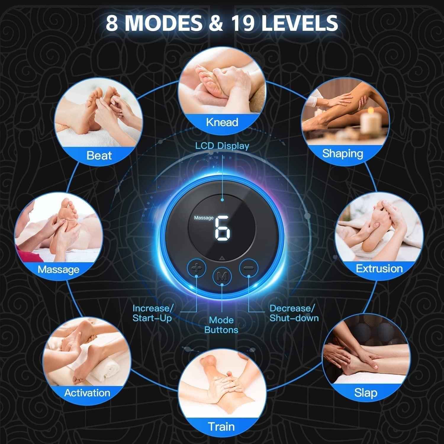 Vibrating Bubble Electric Ems Foot Massager Pad - CoolClings.com