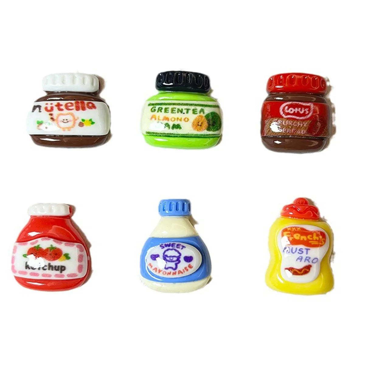 Cartoon Food Fridge Magnets (8 Pcs) - CoolClings.com
