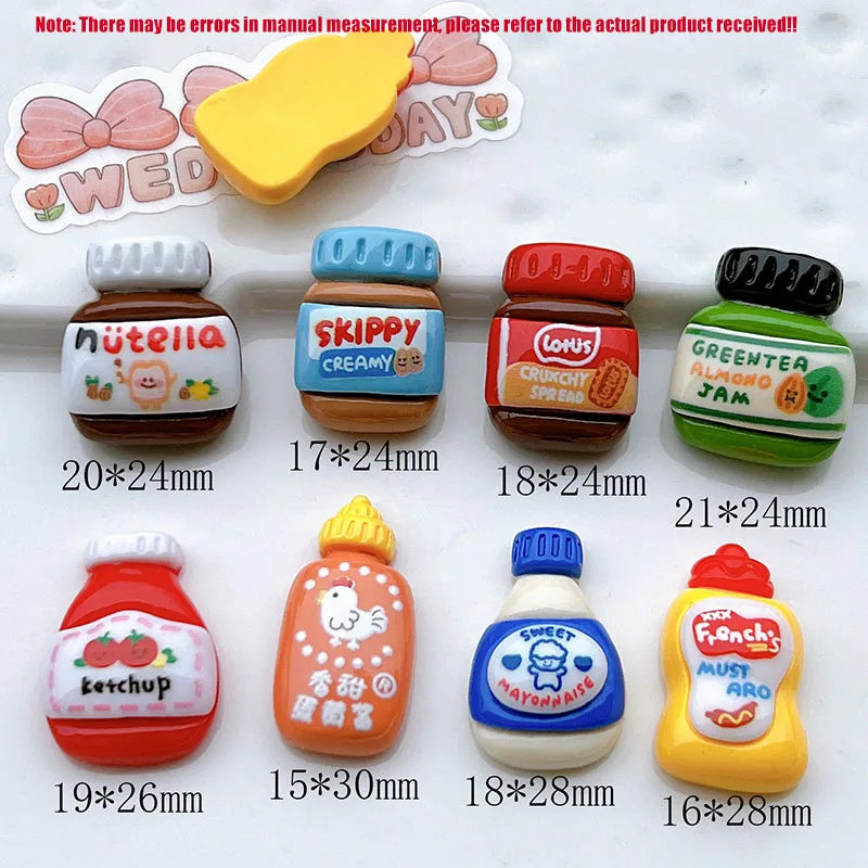 Cartoon Food Fridge Magnets (8 Pcs) - CoolClings.com