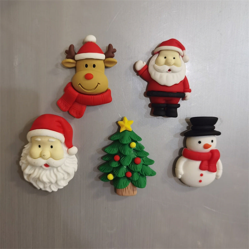 Fridge Magnet for Christmas- Elk, Santa Claus, Snowman Magnets - CoolClings.com