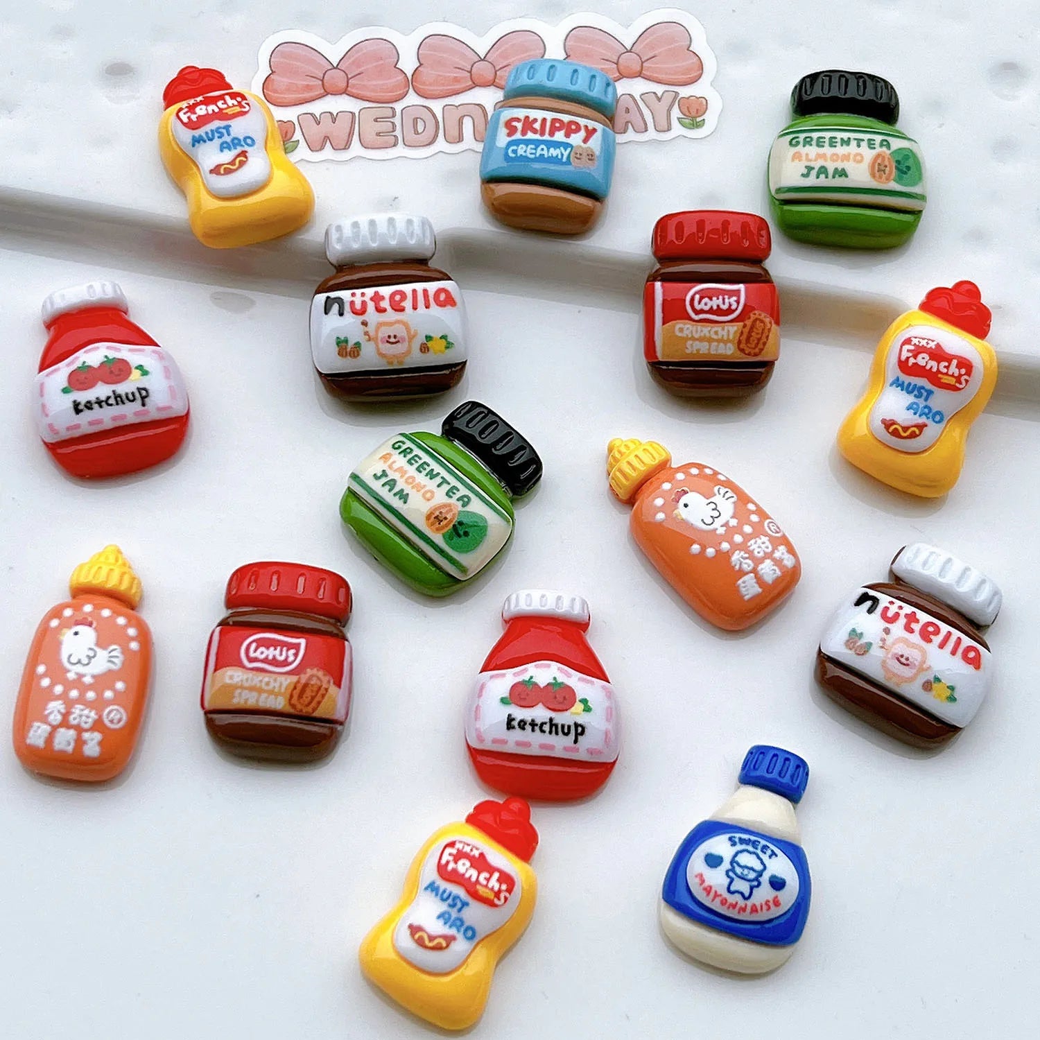 Cartoon Food Fridge Magnets (8 Pcs) - CoolClings.com